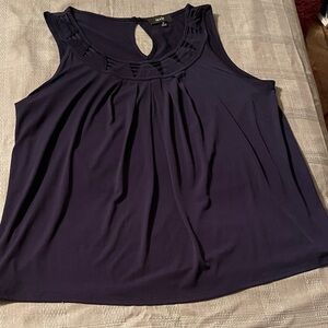 NAIF Navy Sleeveless Blouse